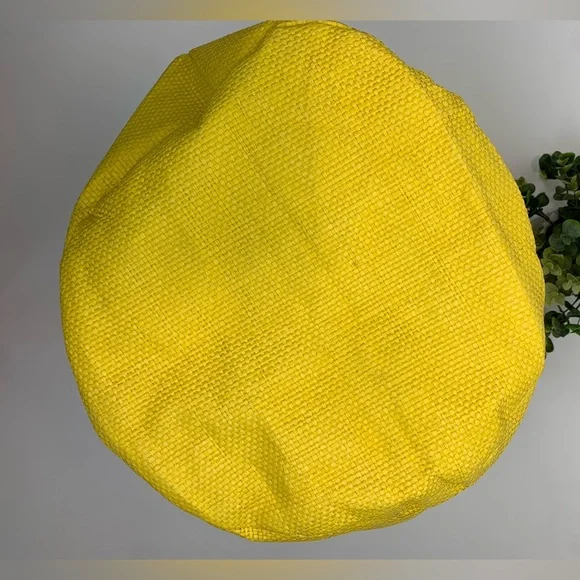 Beach Bag Tote Yellow Chevron Size 14” x 24” - Picture 7 of 11